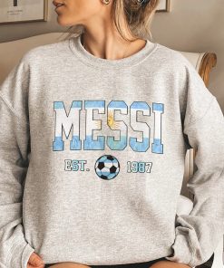Lionel Messi 1987 Real GOAT Sweatshirt Gift For Fan