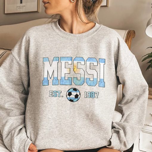 Lionel Messi 1987 Real GOAT Sweatshirt Gift For Fan