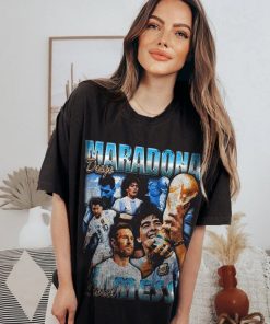 Lionel Messi Diego Maradona 90s Vintage Sweatshirt