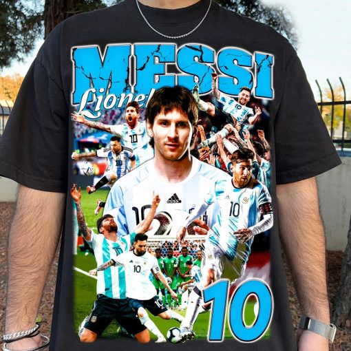 Lionel Messi Evolution 2022 World Cup Argentina Shirt