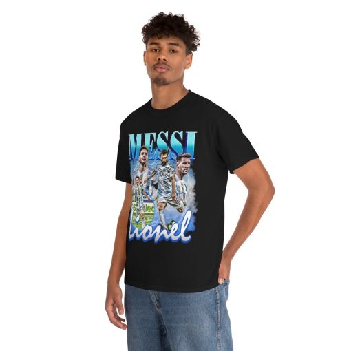 Lionel Messi Vintage Bootleg World Cup 2022 Football Player Shirt