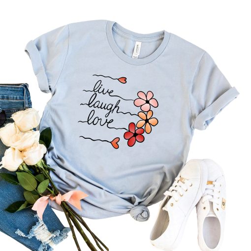 Live Laugh Love Woman’s Graphic T-Shirt