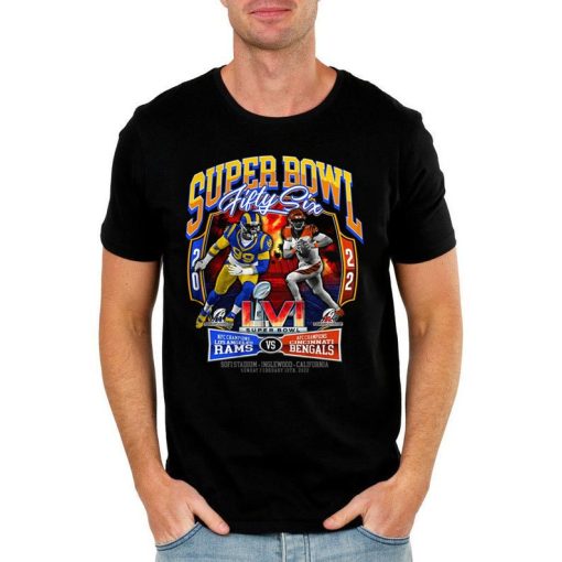 Los Angeles Rams Vs Cincinnati Bengals Super Bowl 2022 T-Shirt