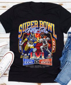 Los Angeles Rams Vs Cincinnati Bengals Super Bowl 2022 T-Shirt 2 Los Angeles Rams Vs Cincinnati Bengals Super Bowl 2022 T Shirt 3