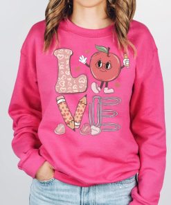 Love Candy Conversation Hearts Funny Valentine’s Day Sweatshirt