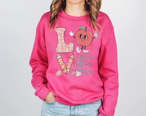 Love Candy Conversation Hearts Funny Valentine’s Day Sweatshirt