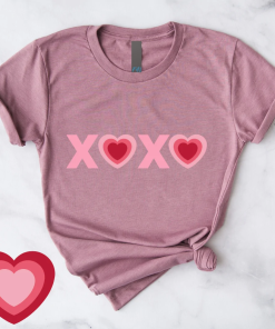 Love Cute Valentine’s Day Xoxo Heart T-shirt