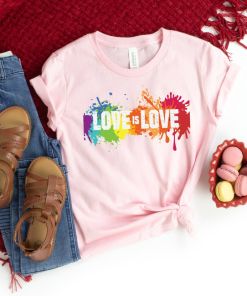 Love Is LGBT Gay Pride Valentine’s Shirt