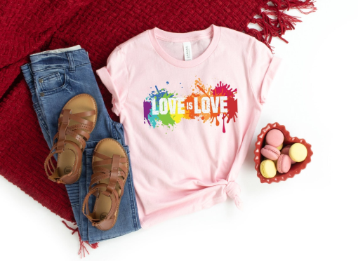 Love Is LGBT Gay Pride Valentine’s Shirt