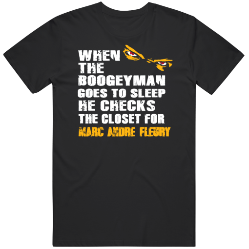 Marc-Andre Fleury Boogeyman Pittsburgh Hockey Fan T Shirt