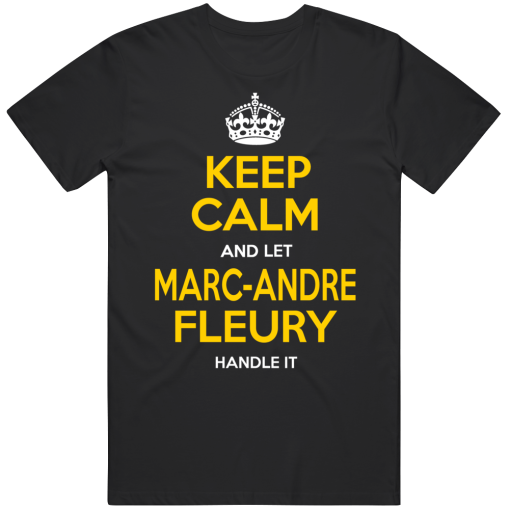 Marc-Andre Fleury Keep Calm Pittsburgh Hockey Fan T Shirt