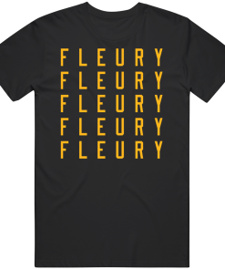 Marc-Andre Fleury X5 Pittsburgh Hockey Fan T Shirt