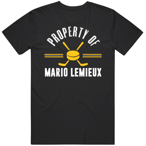 Mario Lemieux Property Of Pittsburgh Hockey Fan T Shirt