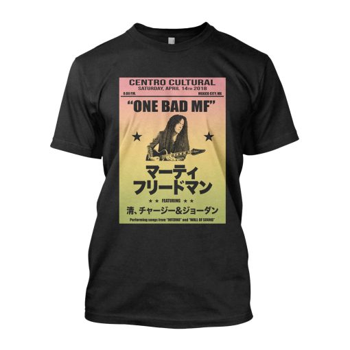 Marty Friedman One Bad M.F. Gig Poster T-Shirt