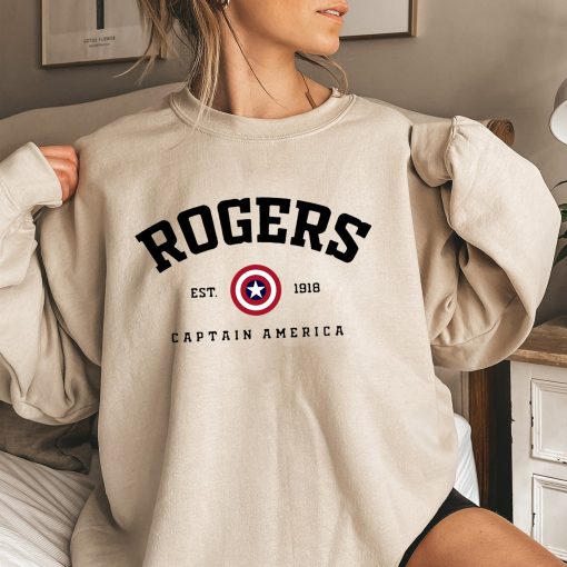 Marvel Comics Captain America Rogers 1918 Sweatshirt The First Avenger