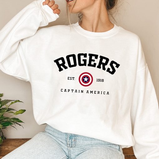 Marvel Comics Captain America Rogers 1918 Sweatshirt The First Avenger