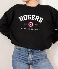 Marvel Comics Captain America Rogers 1918 Sweatshirt The First Avenger 3
