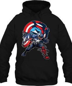 Marvel Spider Man Maximum Venom Captain America Venomized Shirt 3