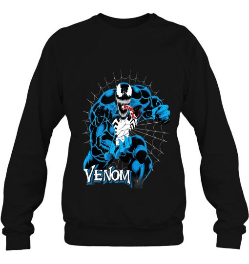 Marvel Spider-Man Venom Vintage Action Pose Shirt