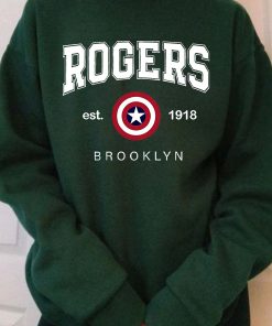 Marvel Superhero Captain America Steve Rogers 1918 Sweatshirt