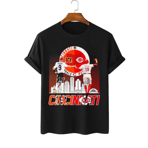 Mascot Cincinnati Reds And Bengals Shirt