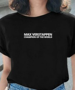 Max Verstappen Champion Of The World Formula 1 Redbull Racing T-Shirt
