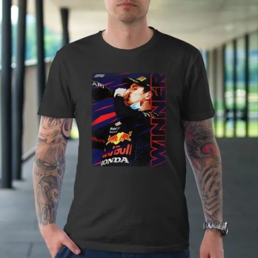 Max Verstappen F1 World Champion Winner Drinking Unisex T-Shirt