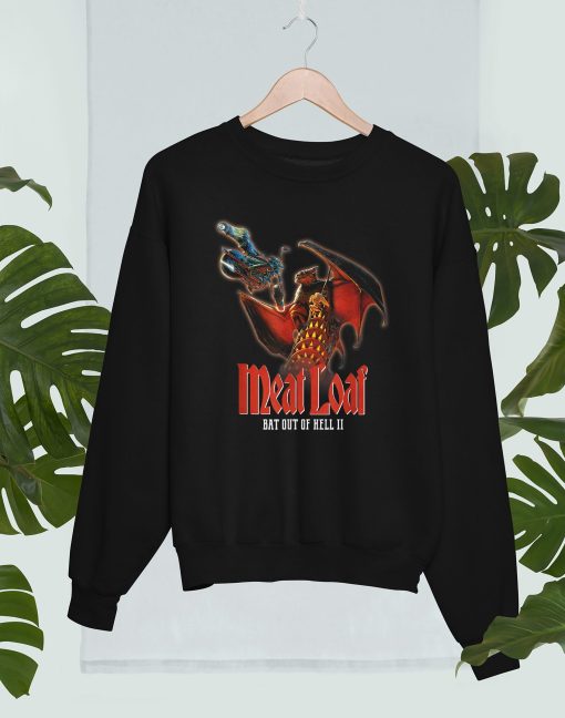 Meat Loaf Bat Out Of Hell Bike T-Shirt Thank You Memories