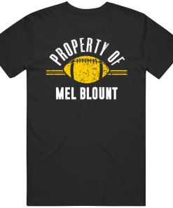 Mel Blount Property Of Pittsburgh Football Fan T Shirt