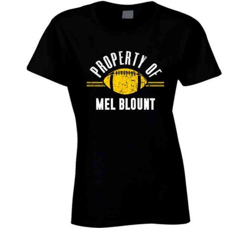 Mel Blount Property Of Pittsburgh Football Fan T Shirt