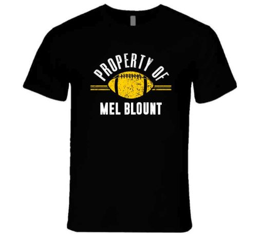 Mel Blount Property Of Pittsburgh Football Fan T Shirt