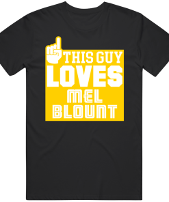 Mel Blount This Guy Loves Pittsburgh Football Fan T Shirt