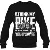 Mens If You Think My Bike Is Smoking Hot Should See Wife Shirt
