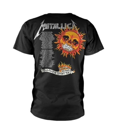 Metallica Flaming Skull Tour ’94 T-Shirt