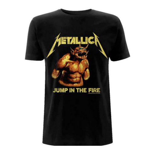 Metallica Jump In The Fire Vintage T-Shirt