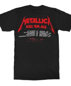 Metallica Kill Em All Tracks T-Shirt