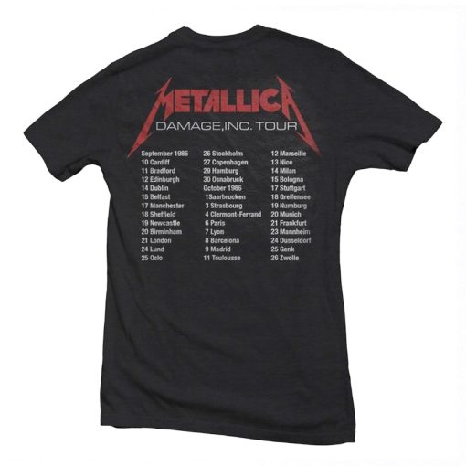 Metallica Master Of Puppets European Tour ’86 T-Shirt