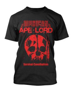 Mexican Ape-Lord Red Skull T-Shirt