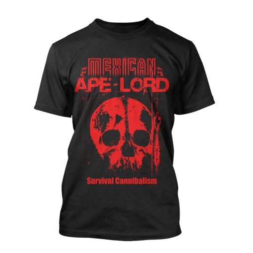 Mexican Ape-Lord Red Skull T-Shirt