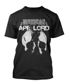 Mexican Ape-Lord White Skull T-Shirt