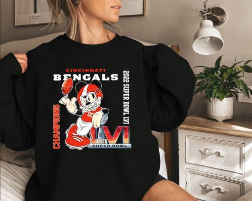 Mickey Bengals 2022 Champions Super Bowl Shirt