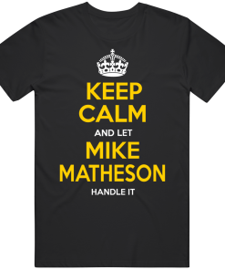 Mike Matheson Keep Calm Pittsburgh Hockey Fan T Shirt