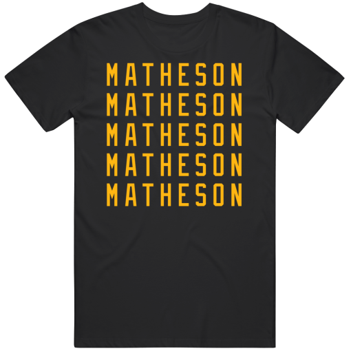 Mike Matheson X5 Pittsburgh Hockey Fan T Shirt