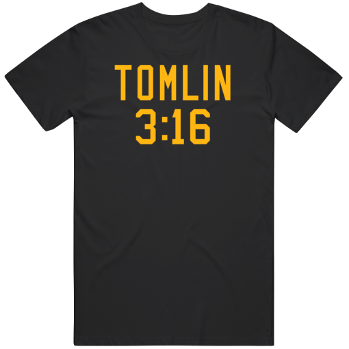 Mike Tomlin 3 16 Pittsburgh Football Fan T Shirt