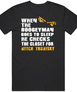 Mitch Trubisky Boogeyman Pittsburgh Football Fan T Shirt