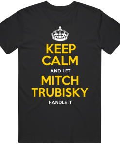 Mitch Trubisky Keep Calm Pittsburgh Football Fan T Shirt
