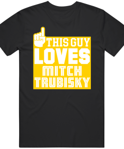 Mitch Trubisky This Guy Loves Pittsburgh Football Fan T Shirt