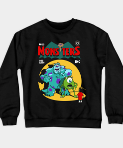 Monsters Inc Comic Mike Wazowski Crewneck Sweatshirt