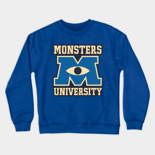 Monsters University Mike Wazowski Crewneck Sweatshirts