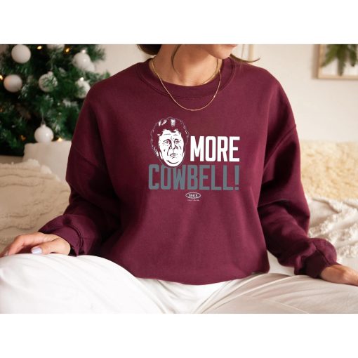 More Cowbell RIP Mike Leach Football Coach Sweatshirt